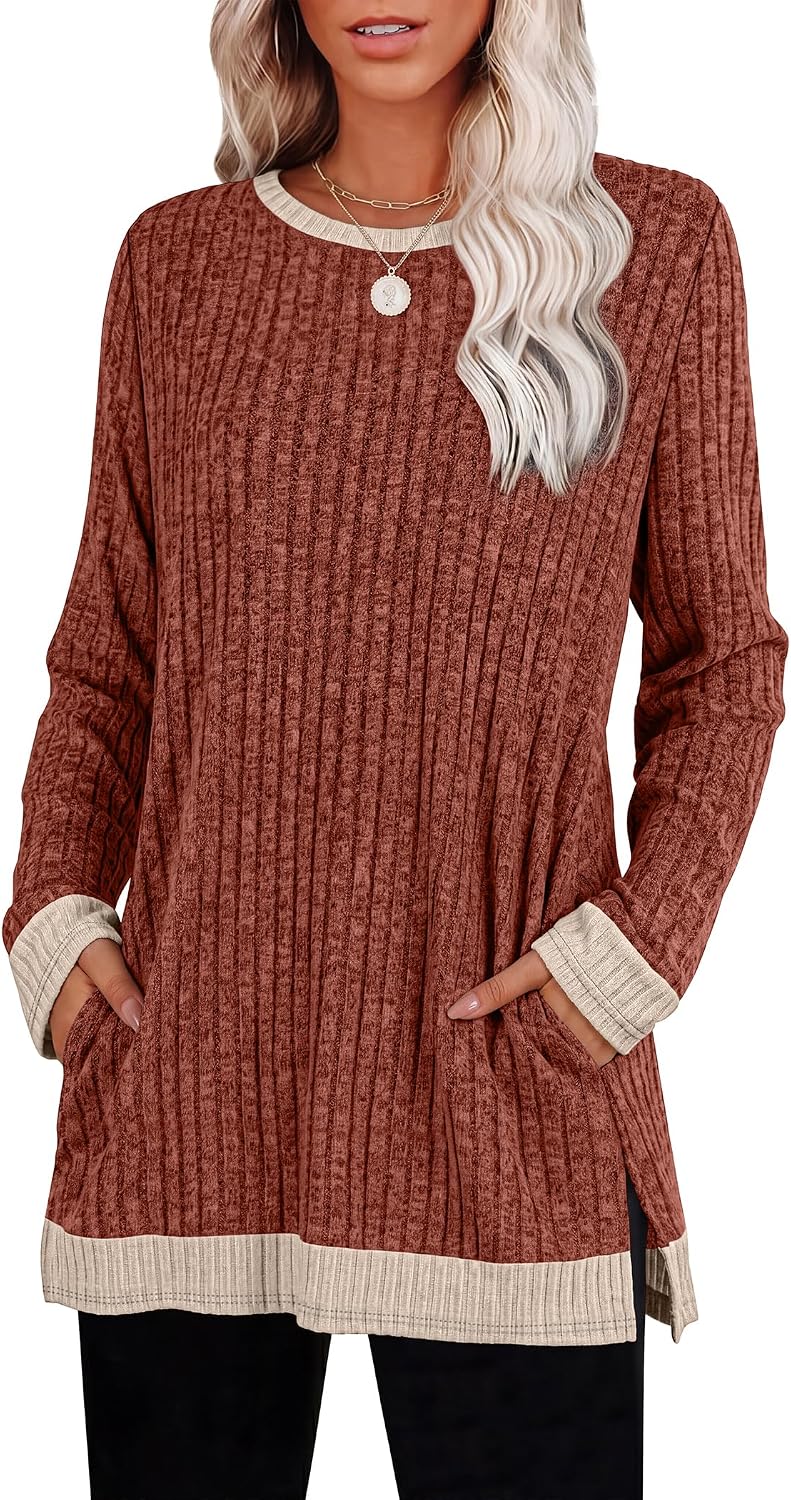 Sampeel women's long sleeve tunic sweater, catalog photo 12 of 12