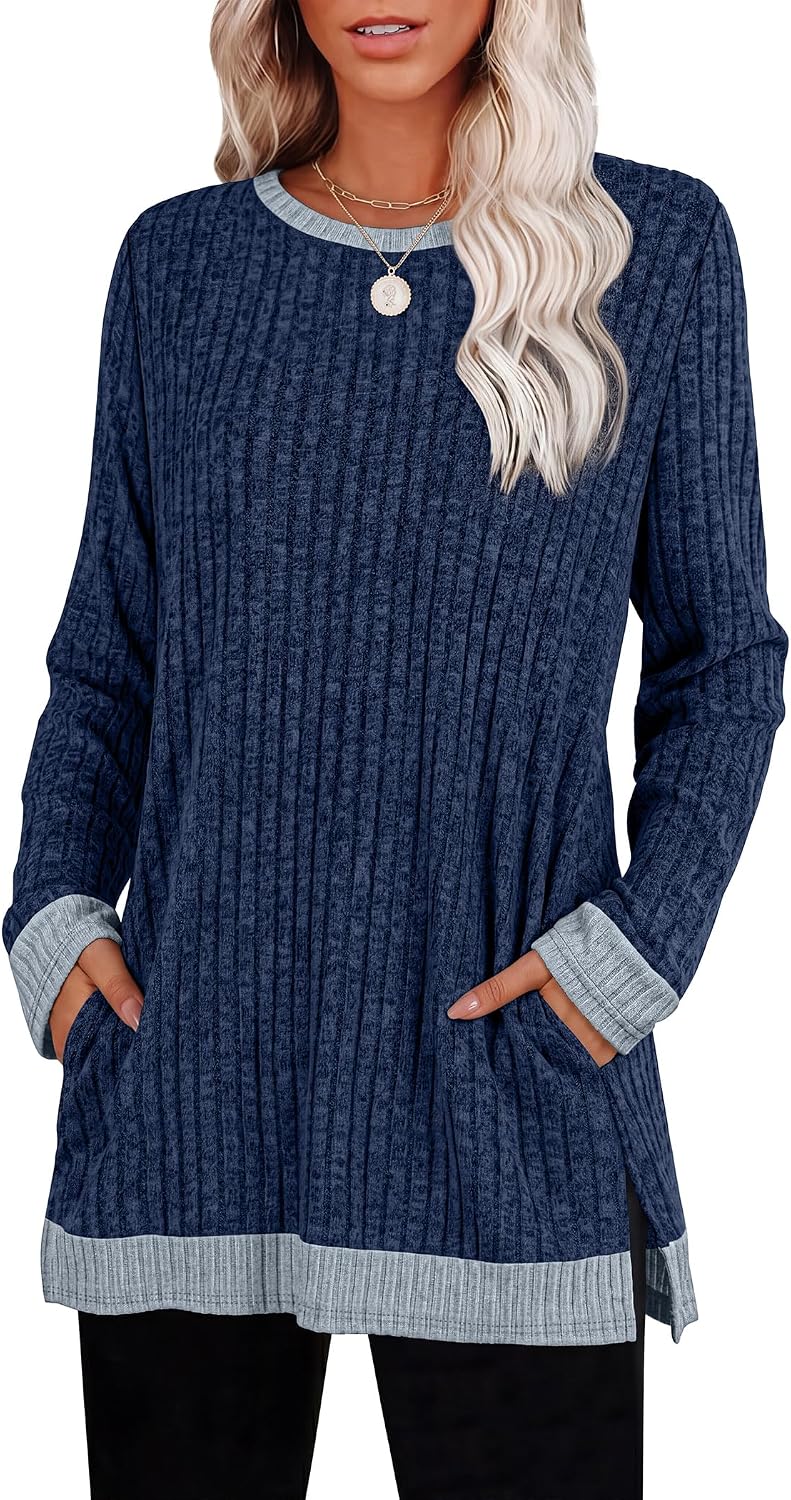 Sampeel women's long sleeve tunic sweater, catalog photo 11 of 12